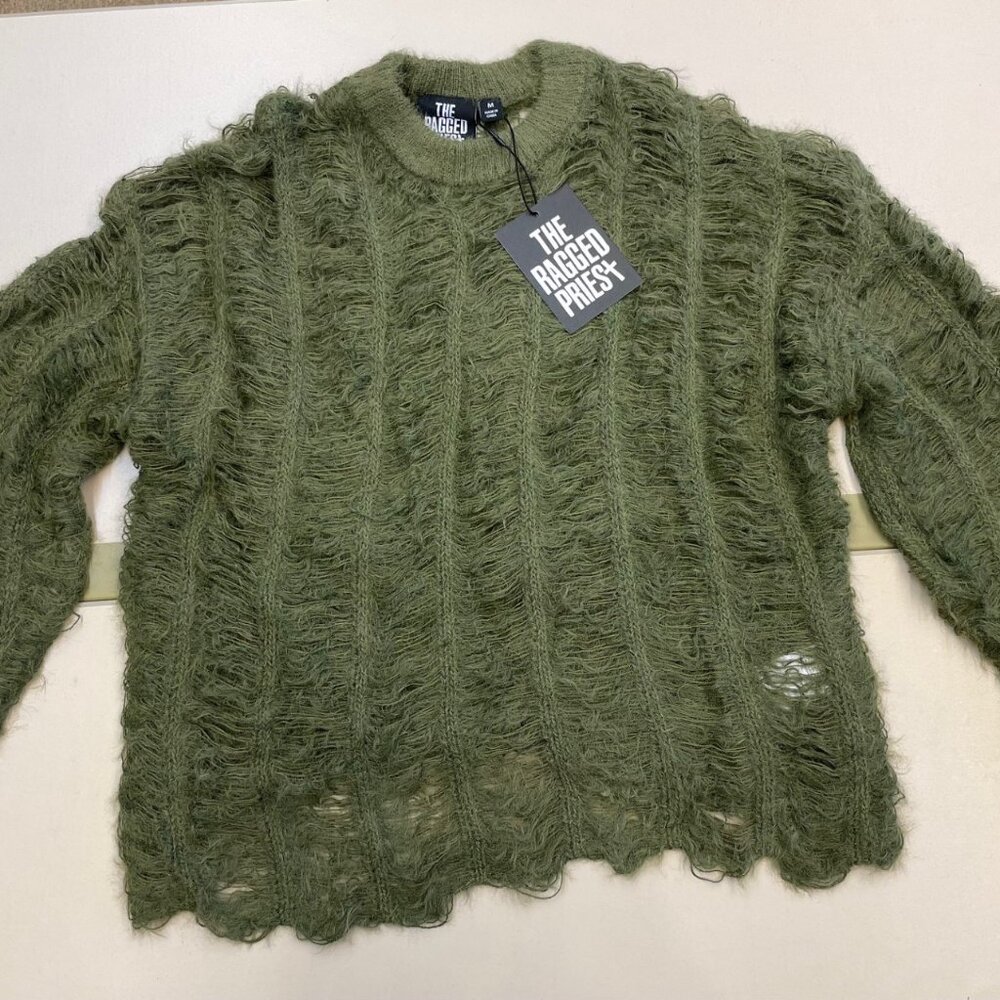 Ragged Priest Liar Shredded Knit Sweater
